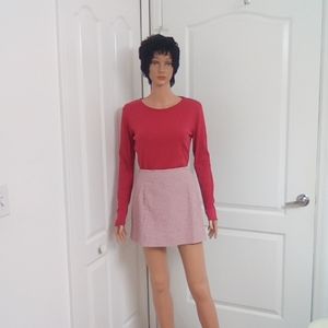 NWOT. Mini Skirt size M by 0/40. 100% Cotton
